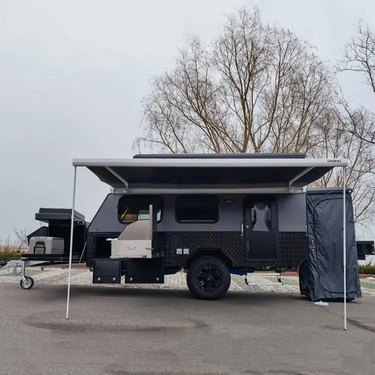 Garida - Caravana de acampamento luxuosa para todo terreno, trailer para viagens, trailer off road, caravana de alta qualidade, ideal para o ar livre, GEAV-001