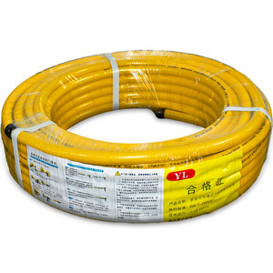 ท่อแก๊สสแตนเลส 304 ยี่ห้อแอรอน ท่ออ่อนหนา 4 จุด สำหรับแก๊สธรรมชาติ แก๊ส LPG และแก๊สหิน - Product Image 1