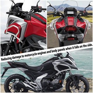 XXUN Crash Bar del motociclo protezione del motore telaio di protezione caduta paraurti per <span class=keywords><strong>Honda</strong></span> <span class=keywords><strong>NC750</strong></span> / DCT 2021 2022 2023 2024 - Product Image 3