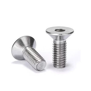 M10 M12 M16 DIN7991 <span class=keywords><strong>A2</strong></span> A4 Tornillos Allen de cabeza plana de acero inoxidable Pernos de cabeza avellanada de cabeza hueca hexagonal - Product Image 4