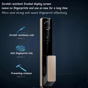 Serrure intelligente NFC FAF2C-A1-AA-HH-SS-TY Application <span class=keywords><strong>Tuya</strong></span> WiFi Porte en bois Empreinte digitale RFID Carte-clé OEM/ODM - Product Image 3