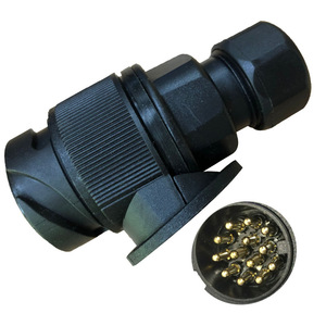 European 13 Pin Trailer <b>Plug</b> EP1303 Plastic Connector For Replace Repair Truck <b>Light</b> Systems - Product Image 2