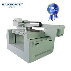 เครื่องพิมพ์แบบแท่งแบนระบบ UV สำหรับงานพิมพ์ขวดแบบแข็งทำจากหินพลาสติกอลูมิเนียมไม้9060