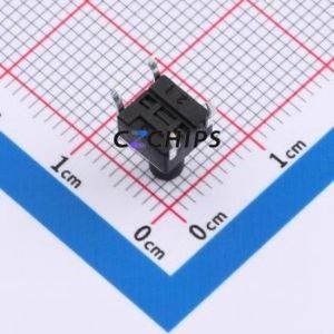 ZX-QC66-9.0CJ Tactile Switch Through hole Component (THT),6x6mm Switch Single Pole Single Throw Round Button 2.6N Through Hole - Product Image 2