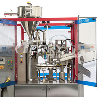 Machine de remplissage et de scellage automatique de tubes souples pour crèmes cosmétiques, tubes en aluminium, applications d'huiles et de produits chimiques, personnalisable en usine