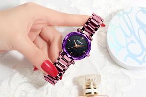 KINYUED Donne <span class=keywords><strong>Di</strong></span> <span class=keywords><strong>Orologi</strong></span> <span class=keywords><strong>di</strong></span> <span class=keywords><strong>Lusso</strong></span> Magnetica Cielo Stellato Femminile Orologio Al Quarzo Orologio Da Polso delle signore <span class=keywords><strong>di</strong></span> Modo orologio da polso - Product Image 5