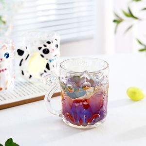 Tazza in Vetro con Manico a Forma di Animale, Bestseller, Adatta per Caffè Domestico, Riutilizzabile, Lavabile in Lavastoviglie - Product Image 3