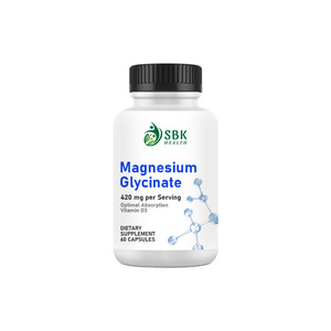 Private Label Magnesium Glycinate Capsules with Magnesium Balance Muscle Helps <b>your</b> Body and Good in Stress Relief Health - Product Image 1