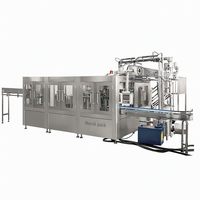 Machine de remplissage automatique de jus de fruits en bouteilles PET, ligne de production de remplissage à chaud pour les usines de boissons