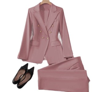 Новинка 2026: Модный комплект из 2 предметов для женщин – офисные пиджаки и брюки, повседневные костюмы с длинным рукавом для деловых женщин - Product Image 6
