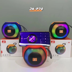 NUEVO Altavoz Inalámbrico Bt RGB <span class=keywords><strong>de</strong></span> Alta <span class=keywords><strong>Calidad</strong></span> y Precio Accesible JK-P70 con Bajos Potentes y Luz LED, Altavoz Pequeño para Exteriores con Soporte para Teléfono - Product Image 4