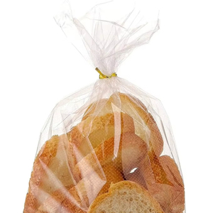 Disposable CPP Side Gusset Zipper Lock Food Storage <b>Bags</b> <b>Bread</b> Toast Sandwich Ties Lunch Snacks Resealable Zipper Top - Product Image 1