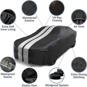 Housse <span class=keywords><strong>Premium</strong></span> Plus imperméable, protection contre la pluie, la neige, les UV et le soleil, pour toutes les saisons - Product Image 4
