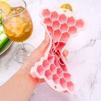 Support en silicone alvéolé à 36 cavités pour cônes, sans BPA, antiadhésif, réutilisable, compatible congélateur, pour cuisine et bar