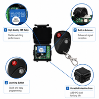 Interrupteur à distance sans fil universel 12V, module récepteur RF 433MHz, relais 1 canal pour ouvre-porte de garage intelligent