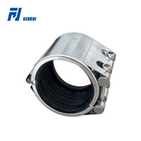Haute pression droite HDPE PVC fonte ductile acier inoxydable raccord rapide fuite réparation pince usine Stock raccords de tuyauterie