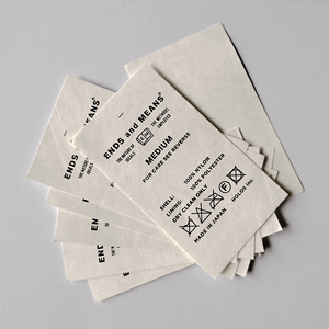 YH-PL005 May Trên Thiết Kế Tùy Chỉnh Thương Hiệu Thương Hiệu Logo Bông Vải Chính Nhãn Trung Tâm Gấp Satin In Cổ Nhãn Cho T-Shirts - Product Image 1