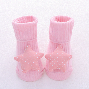 Antidérapant 0-3 mois enfant en bas âge nouveau-né 3d jouet chaussettes chaussures infantile coton tricot équipage bébé chaussettes en gros - Product Image 3