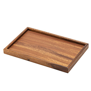Walnut Wood <b>Tea</b> <b>Tray</b> Rectangular Serving <b>Tray</b> For <b>Tea</b> Coffee Fruit Household Use - Product Image 5