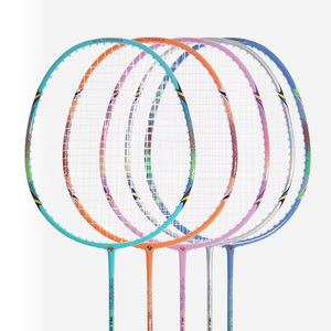 Raquette de <span class=keywords><strong>badminton</strong></span> professionnelle personnalisée entièrement en fibre de carbone dure/souple PU Grip Graphite Shaft Light Design DECOQ M9000 Outdoor - Product Image 2