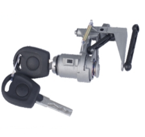 6Q6827297G Nouveau cylindre <span class=keywords><strong>de</strong></span> serrure <span class=keywords><strong>de</strong></span> <span class=keywords><strong>coffre</strong></span> arrière avec 2 clés pour VW Polo Vivo Derby Vento 2002- - Product Image 1