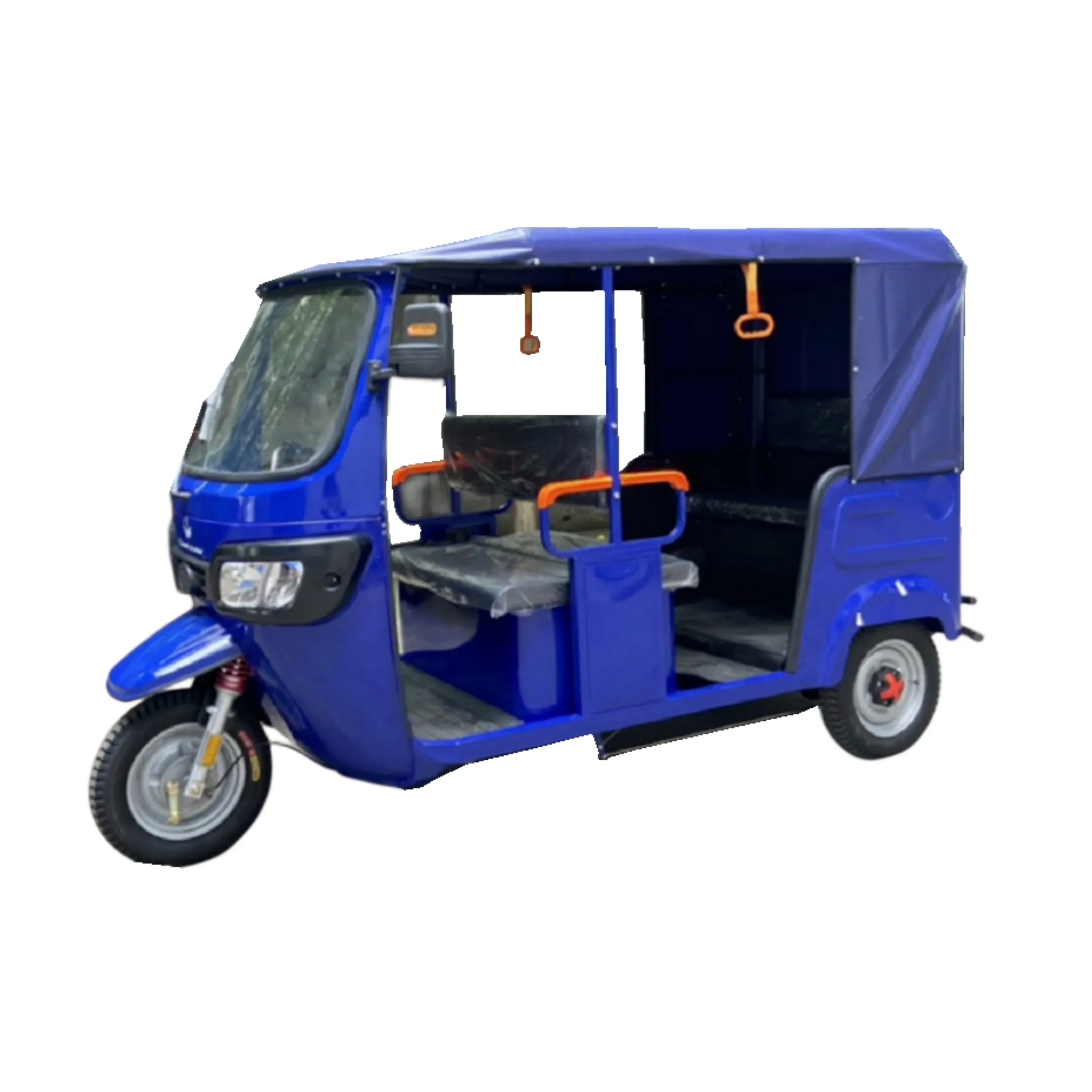 Venta caliente al por mayor voz inteligente antirrobo triciclo eléctrico Rickshaw con tipo de cabina cerrada