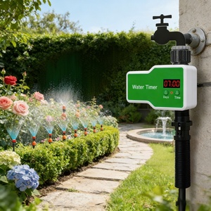 Sistema de Riego con Inteligencia Artificial, Programación de Riego Autoaprendizaje, Caudal Ajustable, Controlador Inteligente para Jardín - Product Image 1