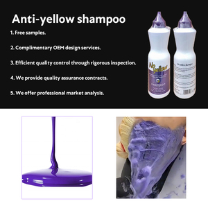 Shampoo viola Anti giallo Shampoo per capelli biondi per eliminare i toni gialli ottusi alleggeriscono biondo platino cenere <span class=keywords><strong>argento</strong></span> grigi - Product Image 6