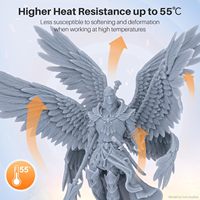 Imprimante 3D ELEGOO 3.0 Plus, résine de type ABS, haute précision, photopolymère à durcissement UV 405 nm, faible viscosité, matériaux d'impression rapide