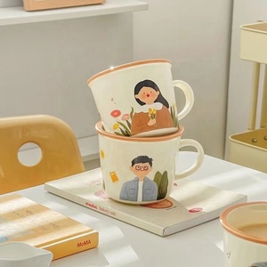 Vente chaude <span class=keywords><strong>personnalisé</strong></span> mignon tasses tasse à café en céramique fine haute qualité <span class=keywords><strong>famille</strong></span> dessin animé tasses - Product Image 3