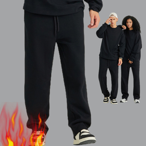 Pantalones de chándal de alta calidad de 405G, pierna ancha, acampanados, Jogging, informal en blanco para hombres, ropa de calle - Product Image 5