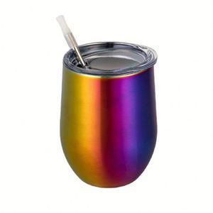 Gobelet à vin isotherme personnalisé de 12 oz, économique, pour le bureau et l'extérieur - Product Image 1