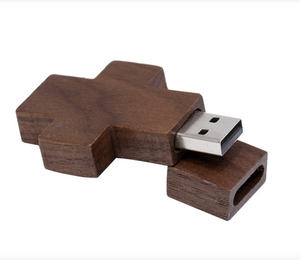 Chữ thập hình dạng óc chó gỗ <span class=keywords><strong>USB</strong></span> Stick với hộp gỗ, biểu tượng tùy chỉnh, bằng gỗ <span class=keywords><strong>USB</strong></span> ổ đĩa <span class=keywords><strong>flash</strong></span> cho quà tặng đám cưới - Product Image 5