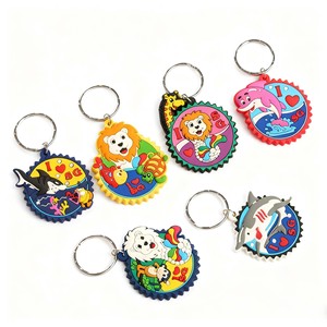 3D Silicone Mặt dây chuyền nhựa Epoxy Keychain trang trí tùy chỉnh PVC mềm cao su Keychain - Product Image 4