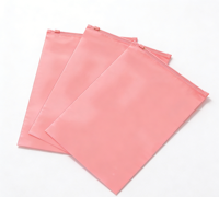 Sacs Ziplock en Plastique Rose Personnalisés 100 Pièces Haute Résistance Imperméables Refermables pour l'Emballage de Vêtements