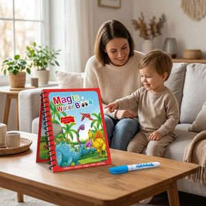 Ensemble de livres de coloriage à l'eau réutilisables pour enfants, livre de gribouillage à l'eau sans désordre pour les tout-petits de <span class=keywords><strong>3</strong></span> ans et plus - Product Image 2