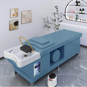 Precio al por mayor multifunción salón lavado de pelo cama respaldo elevador eléctrico masaje tailandés champú cama y pedicura agua - Product Image 4
