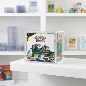 Boîte magnétique Pokémon en acrylique de haute qualité anti-UV 99% 5MM d'épaisseur, design carré classique, boîte de rangement première édition - Product Image 3
