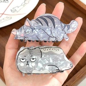 กิ๊บหนีบผมคนอ้วนแบบอังกฤษคลิปหนีบผมอัพโด<span class=keywords><strong>แมว</strong></span>น่ารักที่จับเพิ่มวอลลุ่มแปลกๆ - Product Image 2