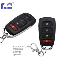 Fanwell 433mhz Code d'apprentissage Télécommande universelle d'ouvre-porte de garage