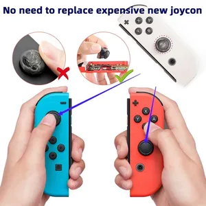 <span class=keywords><strong>Joystick</strong></span> électromagnétique K-SILVER JS19 TMR pour Switch 1/ OLED JoyCon NS Lite, pièces de rechange pour manette analogique 3D blanche - Product Image 2