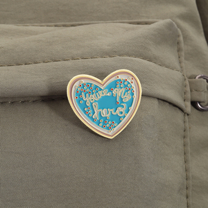 คุณคือเข็มกลัดเคลือบรูปฮีโร่ของฉันเข็มกลัดรูปความรักที่สร้างสรรค์สไตล์แฟชั่นปกเสื้อเครื่องประดับของขวัญสำหรับแฟนๆ - Product Image 3