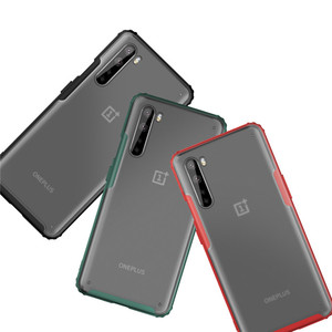 Ốp lưng điện thoại <span class=keywords><strong>Oneplus</strong></span> Nord chất lượng cao, bán chạy, chất liệu PC cứng mờ kết hợp TPU mềm, phủ cao su, màu khói - Product Image 5