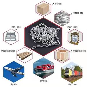1/8 "-1/2" g80 צבע שחור מגולוון פלדה סגסוגת פלדה כבד הרמה תעשייתית עם וו - Product Image 6