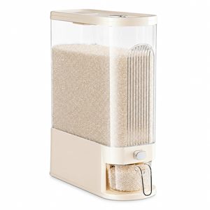 10kg <b>Rice</b> Capacity Kitchen <b>Rice</b> Dispenser Clear Plastic <b>Rice</b> Storage <b>Container</b> Customizable Plastic <b>Rice</b> Dispenser - Product Image 1