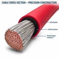 Cable Solar PV1-F de Longitud Personalizada, 4mm² 6mm² 10mm², Certificado TUV, Cable Fotovoltaico de CC para Conexión de Paneles Solares