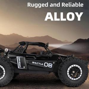 Auto RC de Aleación AiJH Escala 1:16 20km/h Vehículo a Control Remoto de Alta Velocidad Modelo de Carreras y Drift Todoterreno - Product Image 3