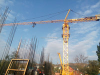 HAISHAN 8T 60M Tower Crane Kualitas Terbaik untuk Konstruksi Bangunan QTZ125-HS6015 dengan Motor & Gearbox