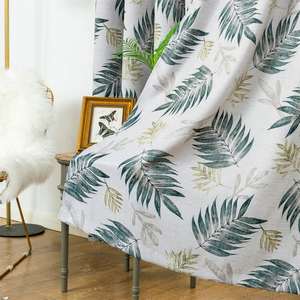 <span class=keywords><strong>Rideau</strong></span> occultant <span class=keywords><strong>thermique</strong></span> transparent <span class=keywords><strong>pour</strong></span> le salon, imprimé de plantes tropicales, <span class=keywords><strong>pour</strong></span> toutes les saisons, ouverture <span class=keywords><strong>thermique</strong></span> - Product Image 2