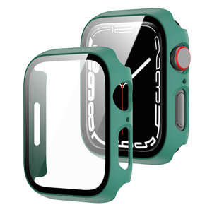 Smartwatch Funda completa Película templada Protector de pantalla Funda de reloj para <span class=keywords><strong>Apple</strong></span> <span class=keywords><strong>Watch</strong></span> 10 9 <span class=keywords><strong>8</strong></span> 7 Funda <span class=keywords><strong>45mm</strong></span> 41mm - Product Image 1